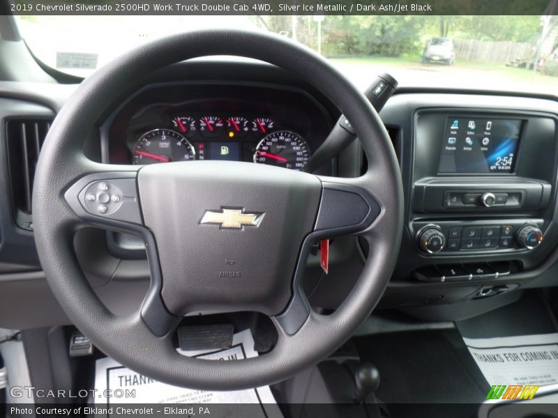 2019 Silverado 2500HD Work Truck Double Cab 4WD Steering Wheel