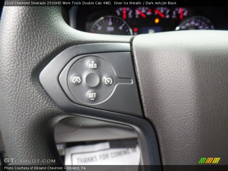 Controls of 2019 Silverado 2500HD Work Truck Double Cab 4WD