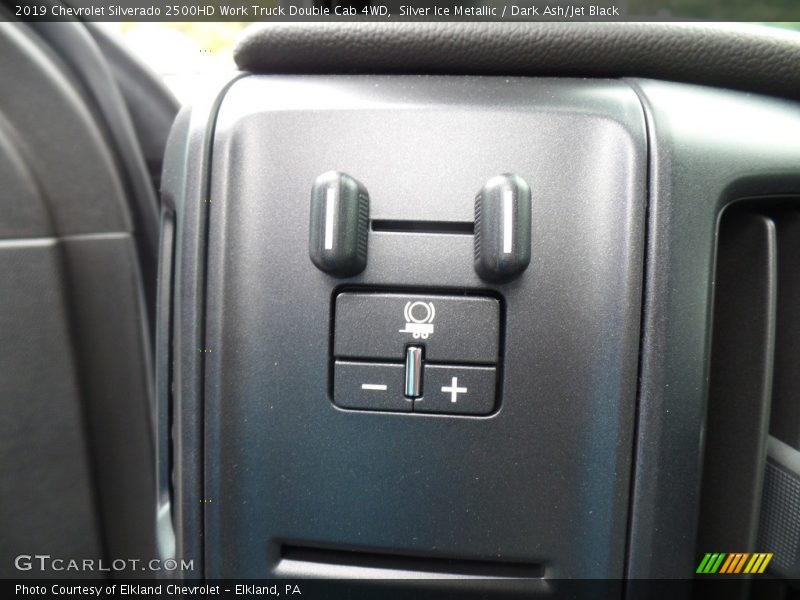 Controls of 2019 Silverado 2500HD Work Truck Double Cab 4WD