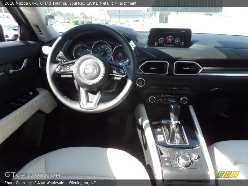 Soul Red Crystal Metallic / Parchment 2018 Mazda CX-5 Grand Touring