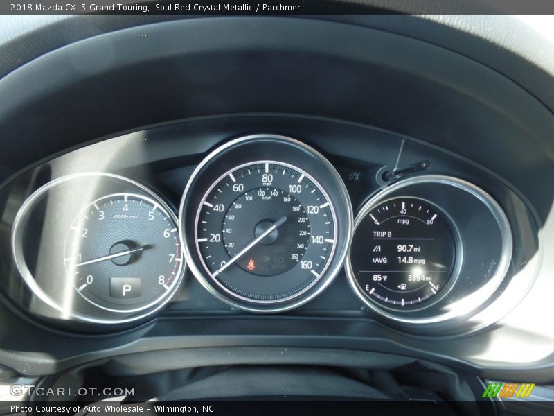 Soul Red Crystal Metallic / Parchment 2018 Mazda CX-5 Grand Touring