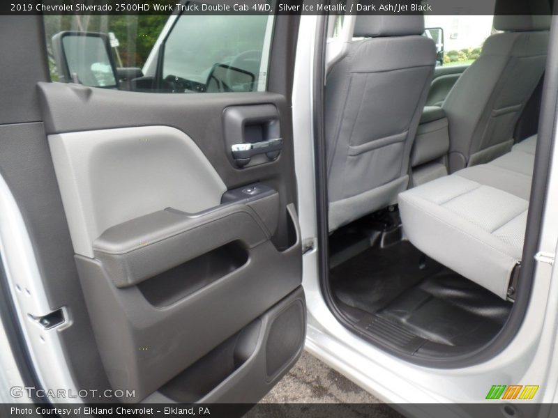 Silver Ice Metallic / Dark Ash/Jet Black 2019 Chevrolet Silverado 2500HD Work Truck Double Cab 4WD