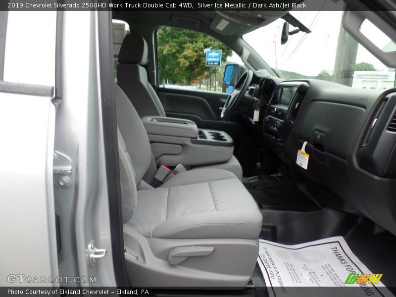 Silver Ice Metallic / Dark Ash/Jet Black 2019 Chevrolet Silverado 2500HD Work Truck Double Cab 4WD