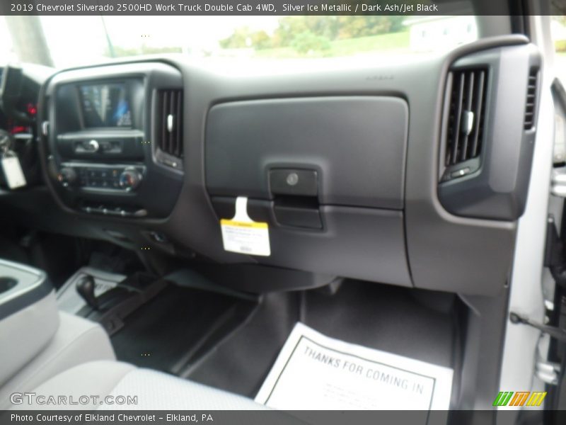 Silver Ice Metallic / Dark Ash/Jet Black 2019 Chevrolet Silverado 2500HD Work Truck Double Cab 4WD