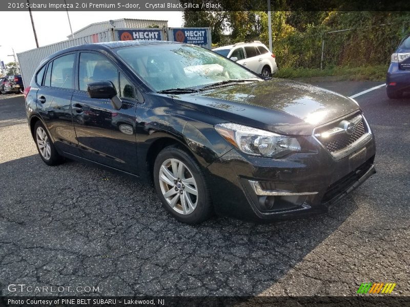Crystal Black Silica / Black 2016 Subaru Impreza 2.0i Premium 5-door