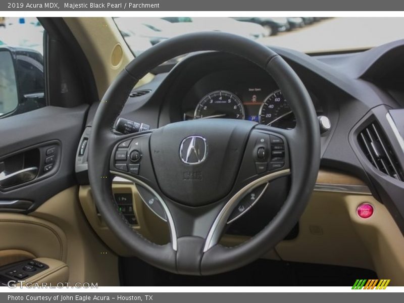 Majestic Black Pearl / Parchment 2019 Acura MDX