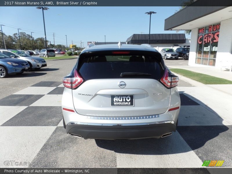 Brilliant Silver / Graphite 2017 Nissan Murano SL AWD