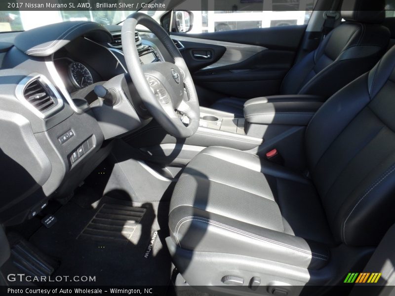 Brilliant Silver / Graphite 2017 Nissan Murano SL AWD