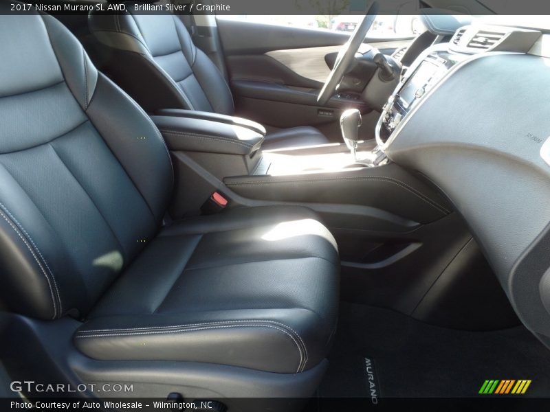 Brilliant Silver / Graphite 2017 Nissan Murano SL AWD