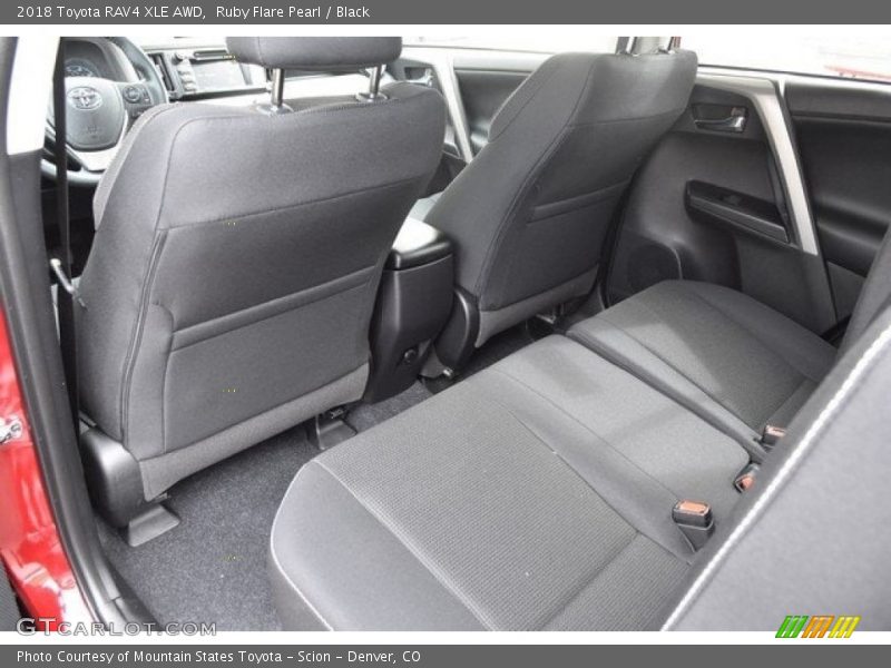 Ruby Flare Pearl / Black 2018 Toyota RAV4 XLE AWD