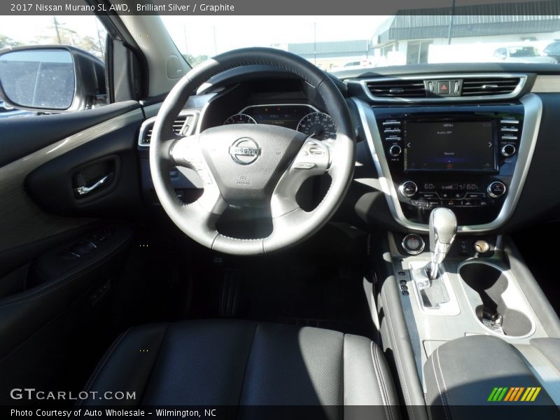 Brilliant Silver / Graphite 2017 Nissan Murano SL AWD