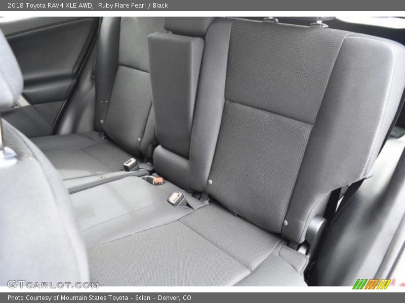 Ruby Flare Pearl / Black 2018 Toyota RAV4 XLE AWD