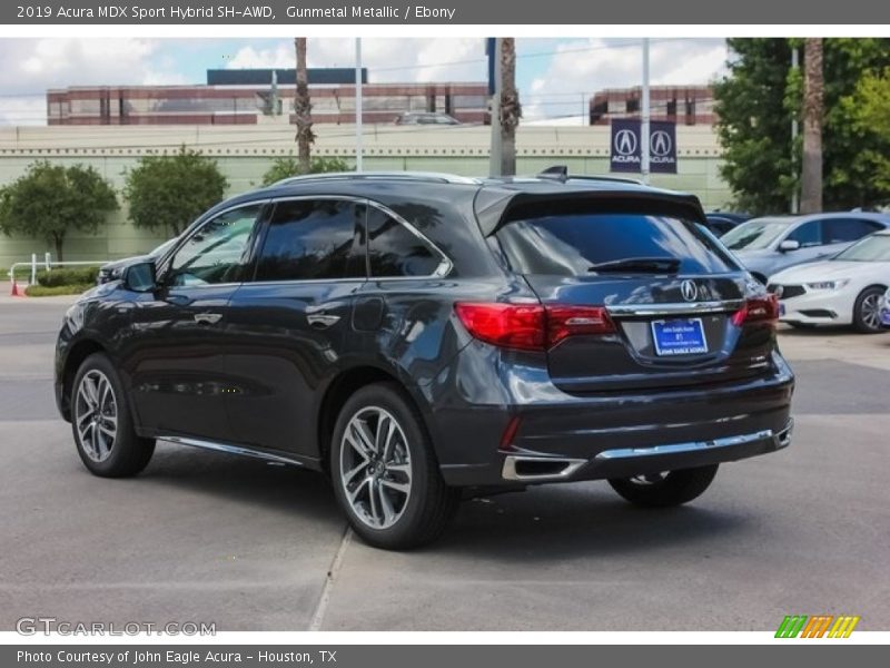 Gunmetal Metallic / Ebony 2019 Acura MDX Sport Hybrid SH-AWD