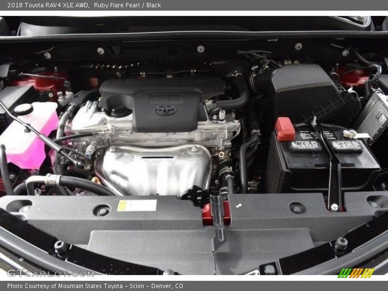 Ruby Flare Pearl / Black 2018 Toyota RAV4 XLE AWD