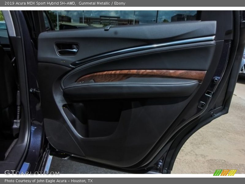 Gunmetal Metallic / Ebony 2019 Acura MDX Sport Hybrid SH-AWD