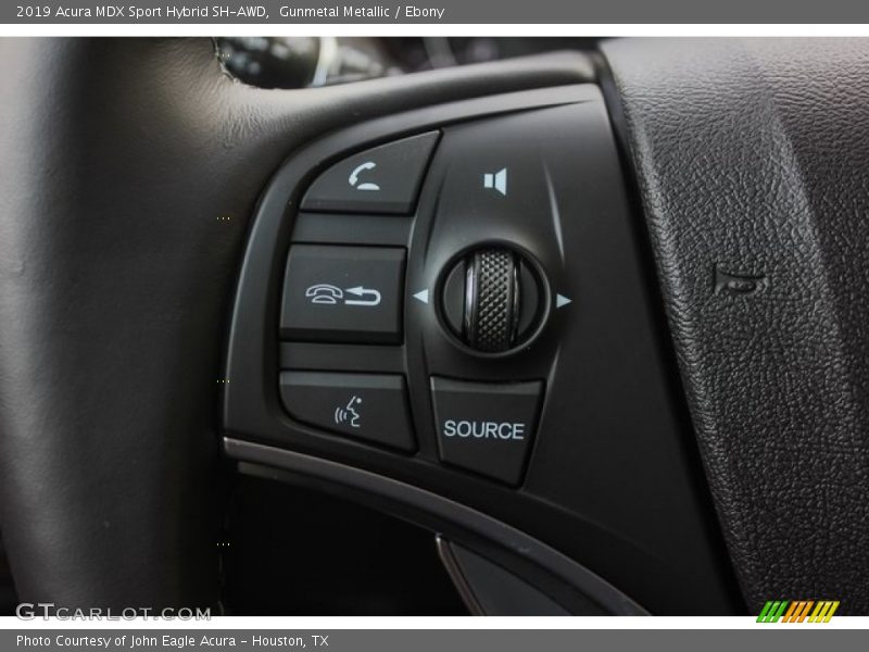Gunmetal Metallic / Ebony 2019 Acura MDX Sport Hybrid SH-AWD