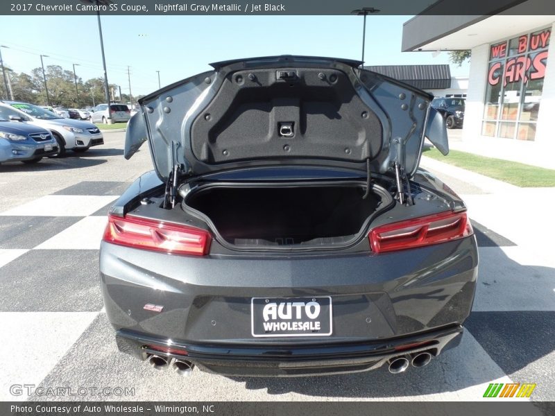 Nightfall Gray Metallic / Jet Black 2017 Chevrolet Camaro SS Coupe