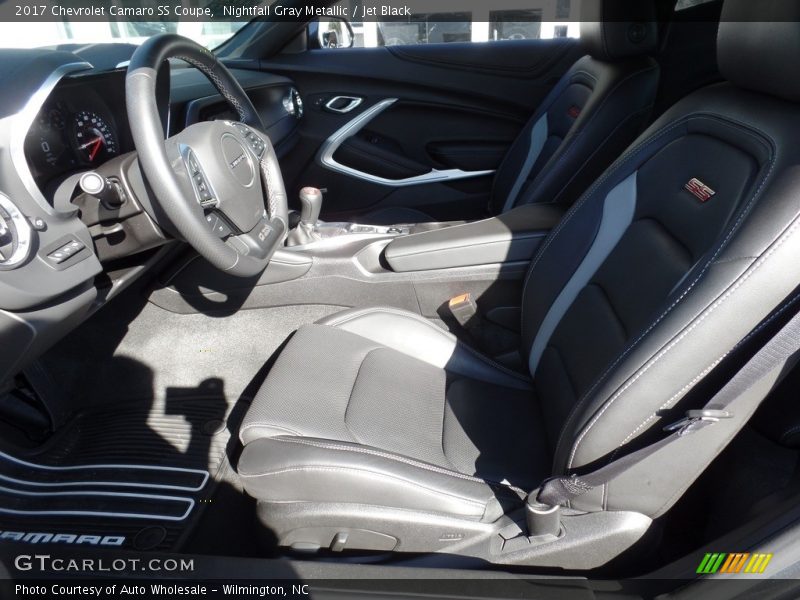 Nightfall Gray Metallic / Jet Black 2017 Chevrolet Camaro SS Coupe
