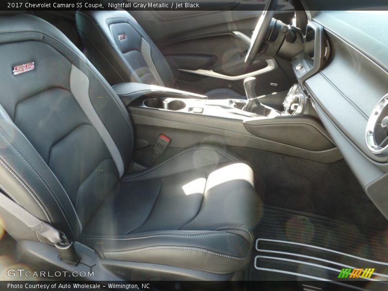 Nightfall Gray Metallic / Jet Black 2017 Chevrolet Camaro SS Coupe