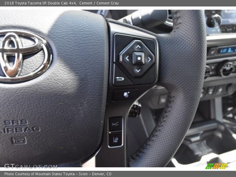 Cement / Cement Gray 2018 Toyota Tacoma SR Double Cab 4x4