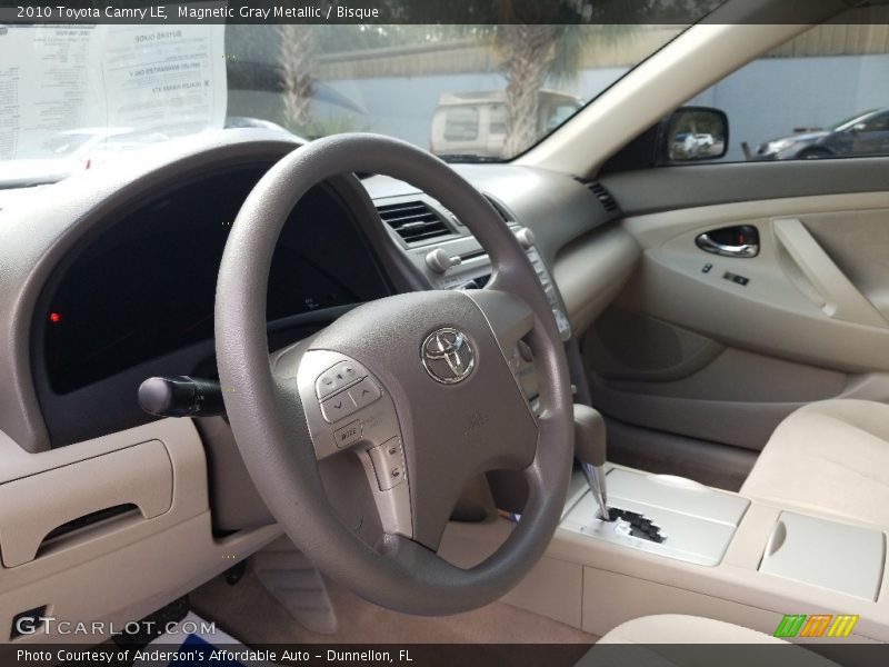 Magnetic Gray Metallic / Bisque 2010 Toyota Camry LE