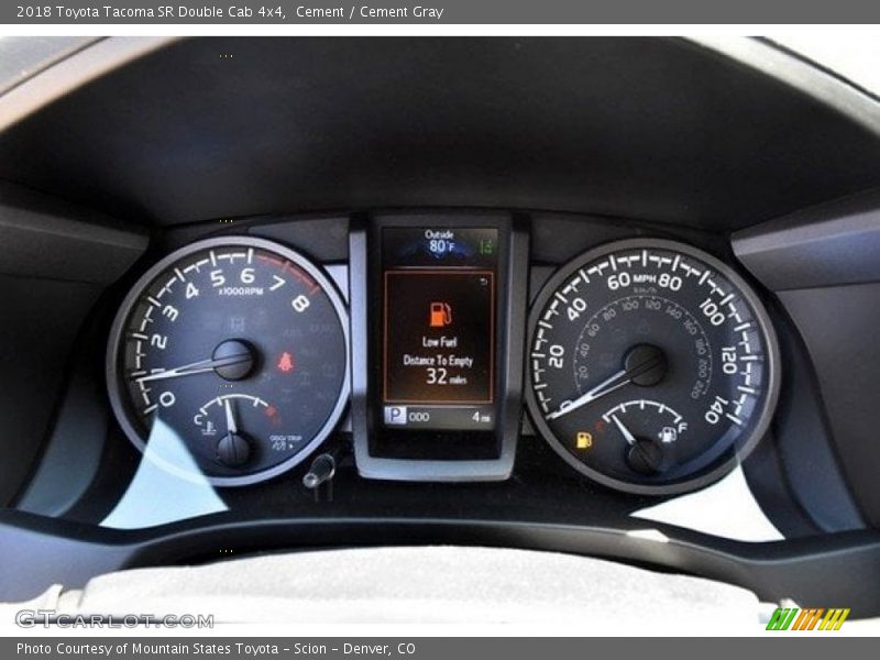 Cement / Cement Gray 2018 Toyota Tacoma SR Double Cab 4x4