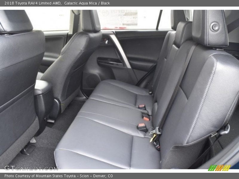 Galactic Aqua Mica / Black 2018 Toyota RAV4 Limited AWD