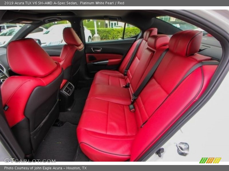 Rear Seat of 2019 TLX V6 SH-AWD A-Spec Sedan