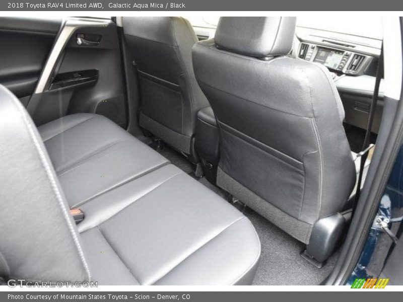 Galactic Aqua Mica / Black 2018 Toyota RAV4 Limited AWD