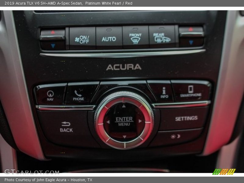 Controls of 2019 TLX V6 SH-AWD A-Spec Sedan