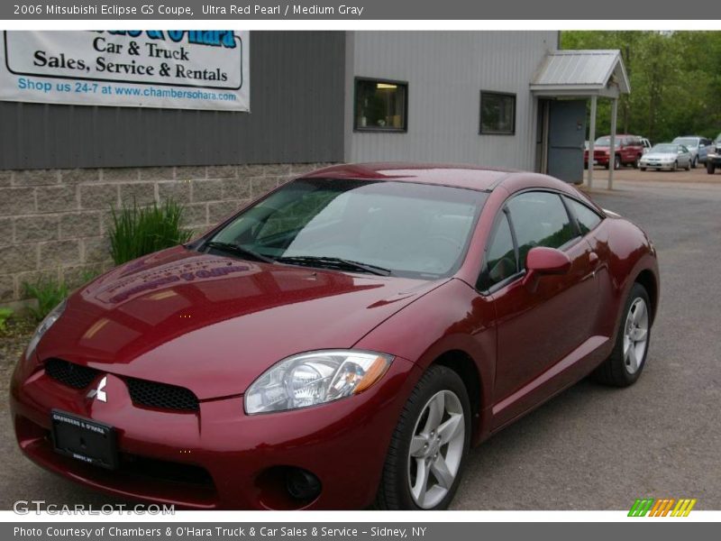 Ultra Red Pearl / Medium Gray 2006 Mitsubishi Eclipse GS Coupe