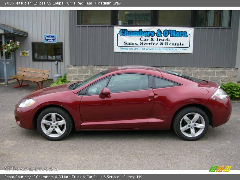 Ultra Red Pearl / Medium Gray 2006 Mitsubishi Eclipse GS Coupe