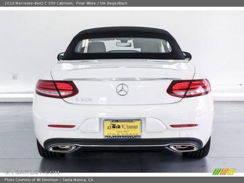 Polar White / Silk Beige/Black 2019 Mercedes-Benz C 300 Cabriolet