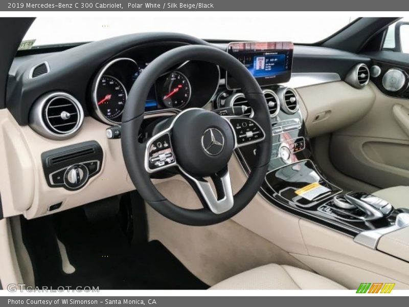 Polar White / Silk Beige/Black 2019 Mercedes-Benz C 300 Cabriolet