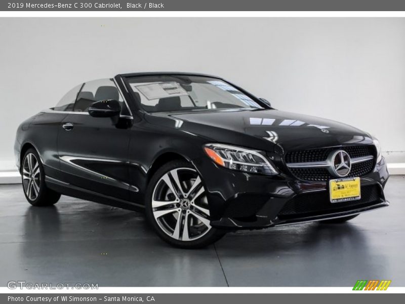 Black / Black 2019 Mercedes-Benz C 300 Cabriolet