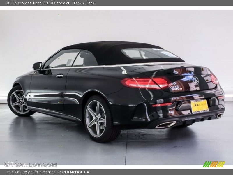 Black / Black 2018 Mercedes-Benz C 300 Cabriolet