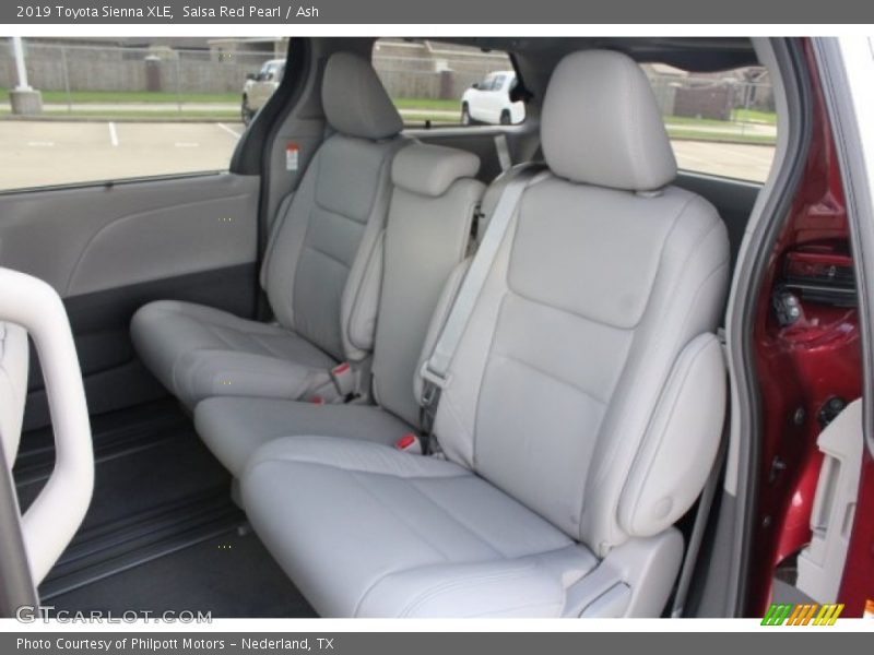 Rear Seat of 2019 Sienna XLE