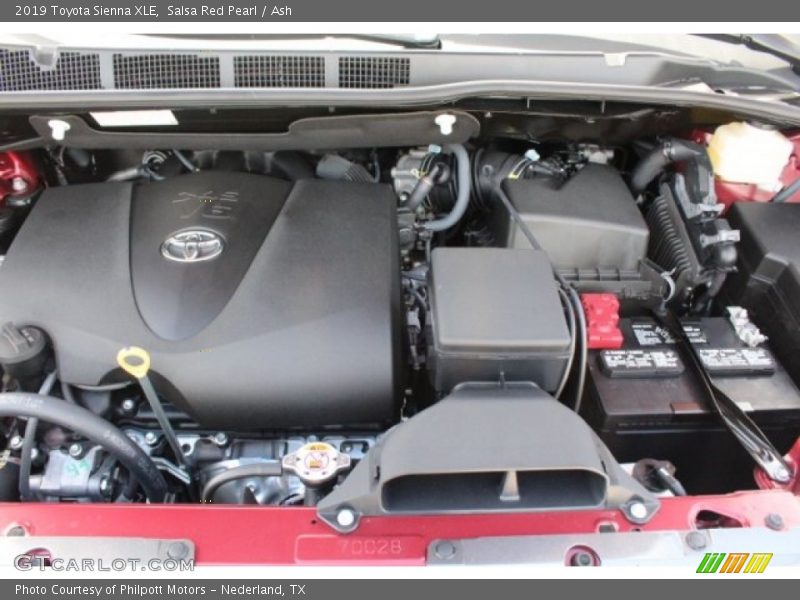  2019 Sienna XLE Engine - 3.5 Liter DOHC 24-Valve Dual VVT-i V6