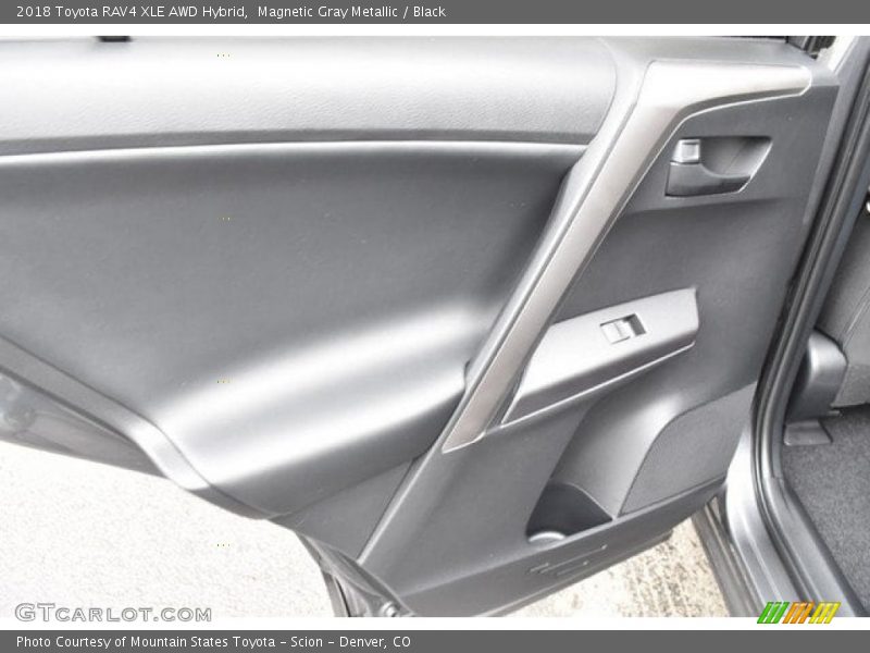 Magnetic Gray Metallic / Black 2018 Toyota RAV4 XLE AWD Hybrid