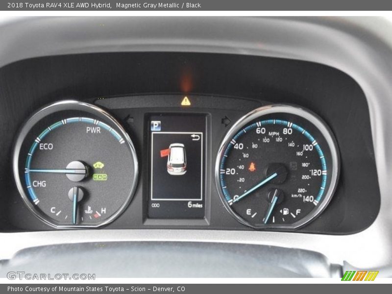 Magnetic Gray Metallic / Black 2018 Toyota RAV4 XLE AWD Hybrid