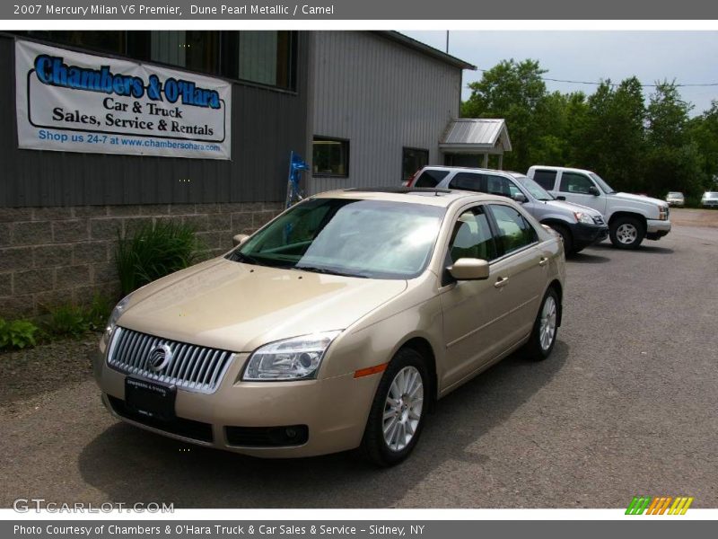 Dune Pearl Metallic / Camel 2007 Mercury Milan V6 Premier