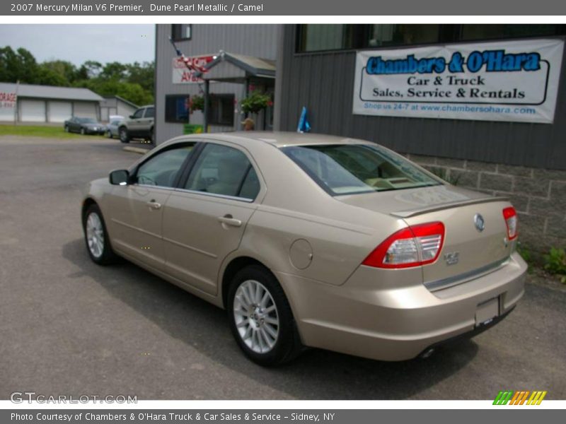 Dune Pearl Metallic / Camel 2007 Mercury Milan V6 Premier