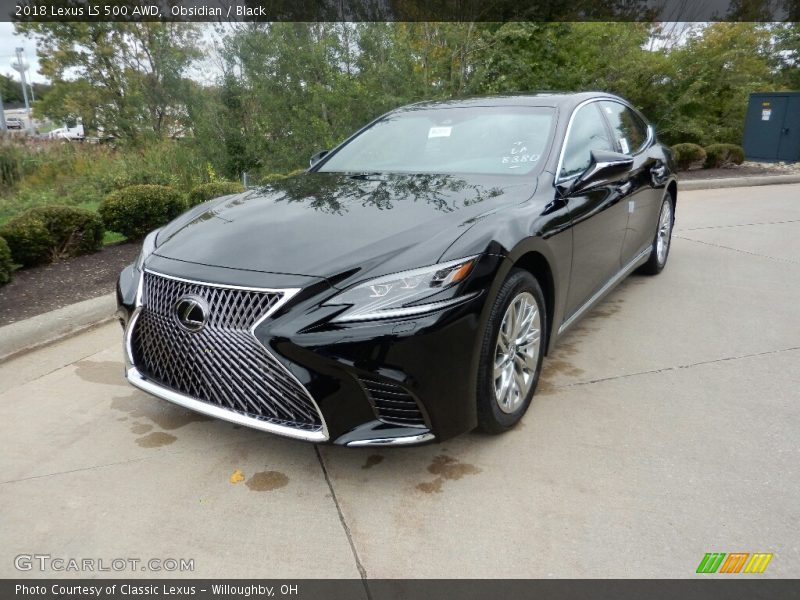 Obsidian / Black 2018 Lexus LS 500 AWD