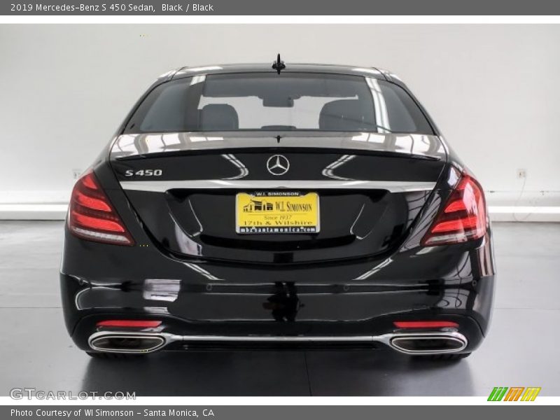 Black / Black 2019 Mercedes-Benz S 450 Sedan