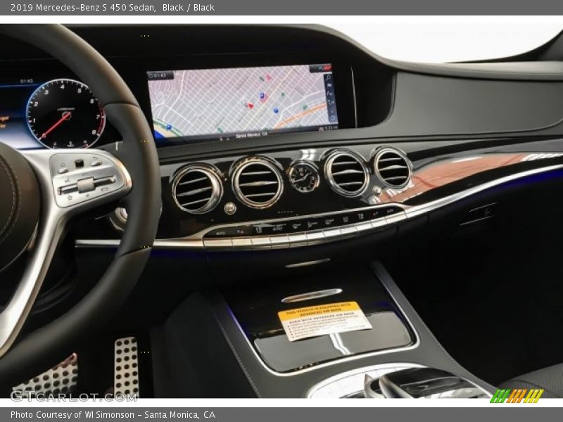 Black / Black 2019 Mercedes-Benz S 450 Sedan