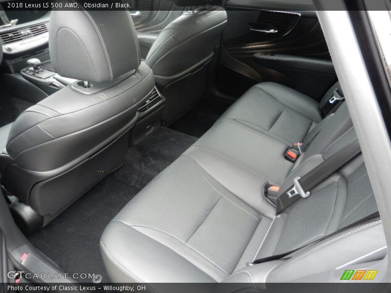 Obsidian / Black 2018 Lexus LS 500 AWD