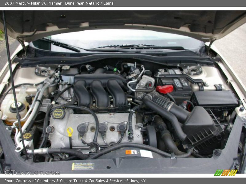 Dune Pearl Metallic / Camel 2007 Mercury Milan V6 Premier