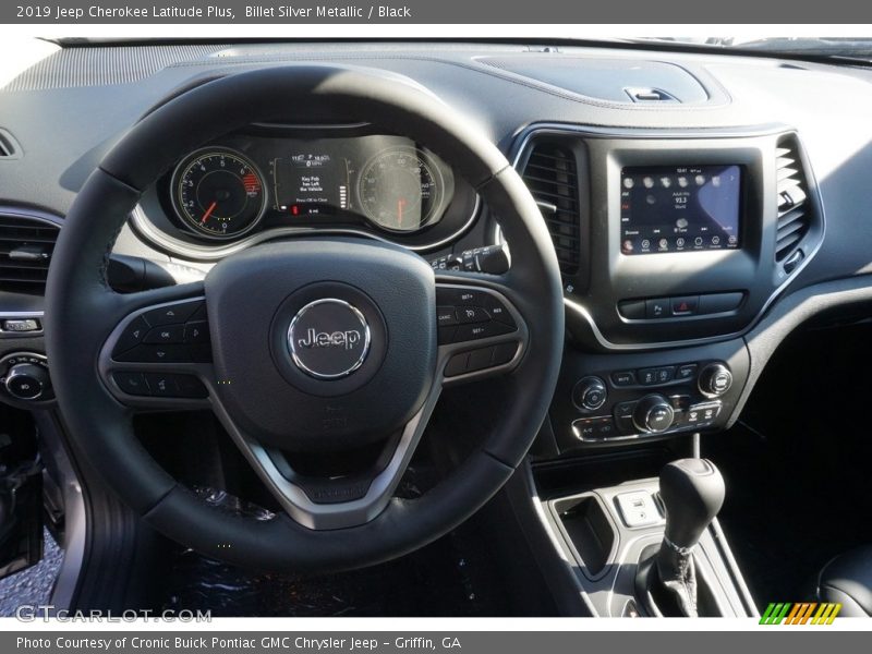 Billet Silver Metallic / Black 2019 Jeep Cherokee Latitude Plus