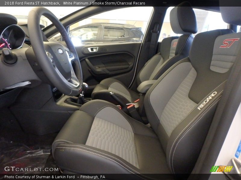  2018 Fiesta ST Hatchback Smoke Storm/Charcoal Recaro Interior