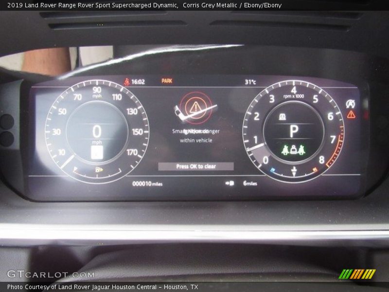  2019 Range Rover Sport Supercharged Dynamic Supercharged Dynamic Gauges